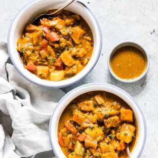 Instant Pot Pumpkin and Plantain Curry
