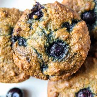 Almond Flour Blueberry Muffins