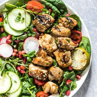 Coconut Grilled Chicken Salad