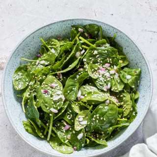 Sesame Spinach Salad
