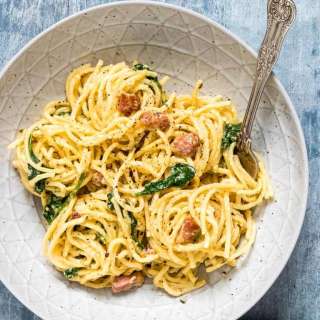 Instant Pot Creamy Bacon Pasta