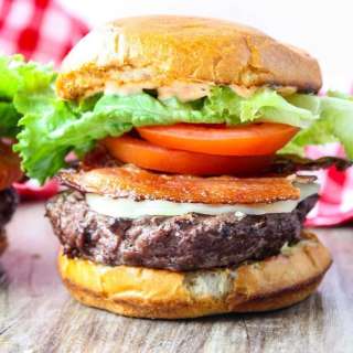 Grilled Chipotle BLT Cheeseburgers