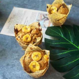 Einfache Schoko-Bananen-Muffins (So Saftig!)