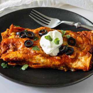 Leftover Turkey Enchilada Casserole