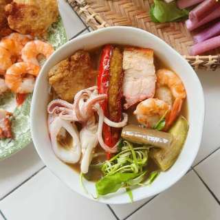 Authentic Bún Mắm | Vietnamese Fermented Fish Noodle Soup