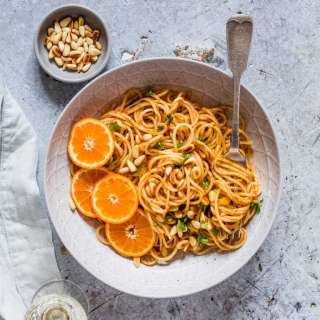 Harissa Pasta With Oranges