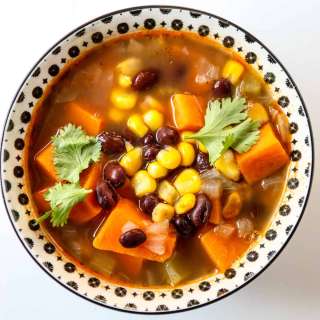Sweet Potato Black Bean Soup