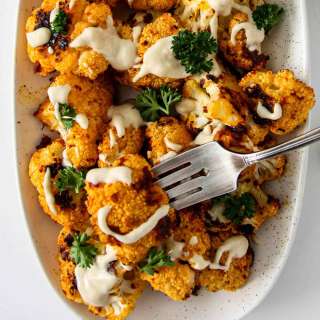 Roasted Cauliflower with Tahini