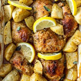 Greek Lemon Chicken and Potatoes