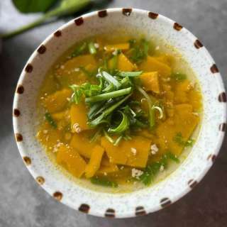 Simple Vietnamese Pumpkin Soup (Canh Bí Đỏ)