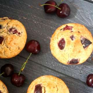 Almond Cherry Muffins