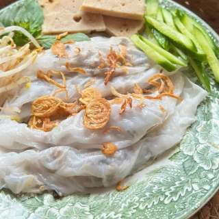 Bánh Cuốn - Vietnamesische gedämpfte Reisrollen