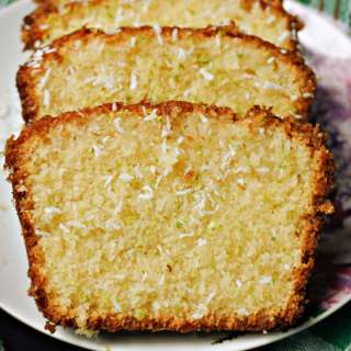 Coconut and Lime Drizzle Cake