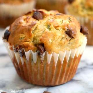 Courgette Muffins with Chocolate Chips