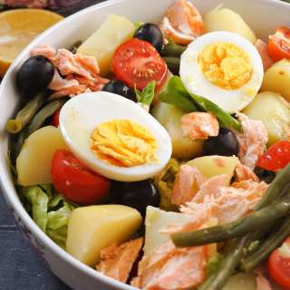 Salmon Nicoise Salad