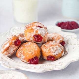 Air Fryer Jelly Donuts