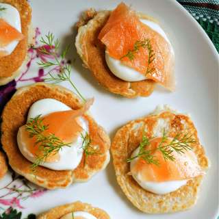 Smoked Salmon Blinis