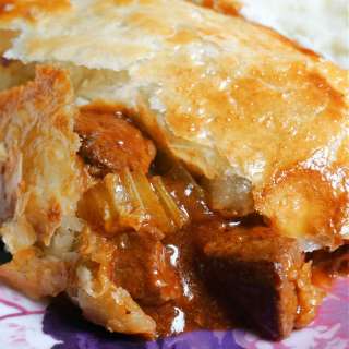 Steak Pie with Puff Pastry