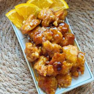 Einfaches, Saftiges Orange Chicken (Pandan Express-Stil)