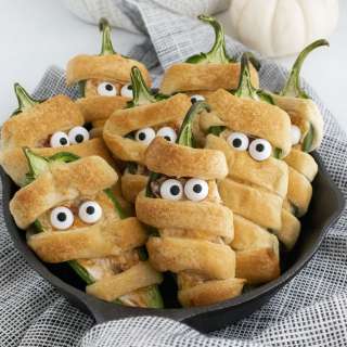 Mummy Jalapeno Poppers