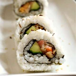 Shrimp Tempura Roll (Homemade Sushi)