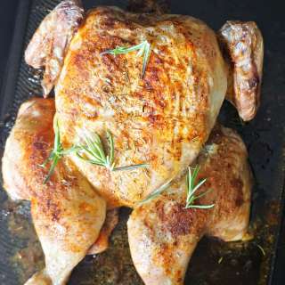 Roasted Spatchcock Chicken
