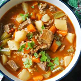 Vegetable Beef Barley Soup