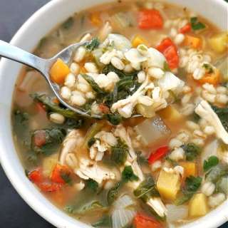 Hearty Chicken and Barley Soup