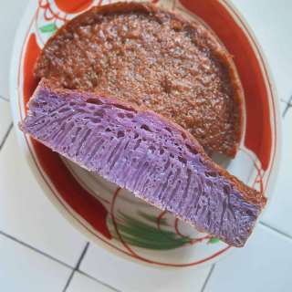 Foolproof Ube Honeycomb Cake
