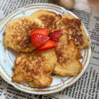 Einfache & Fluffige Apfelpfannkuchen | Apple Pancake Rezept