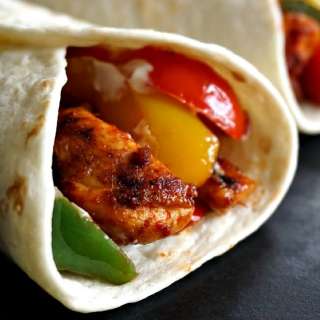 Healthy Chicken Fajitas