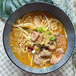 Phở Sate (Spicy Beef Satay Pho)