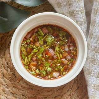 Nam Jim Jaew - Thai BBQ Dipping Sauce (with Lime)