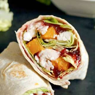 Leftover Turkey Wraps