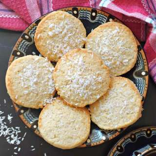 Coconut Shortbread Cookies