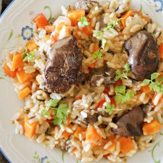 Chicken Liver and Rice
