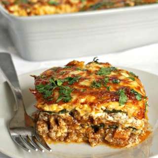 High Protein Low Carb Lasagna