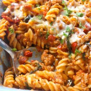 Creamy Sausage Pasta Bake