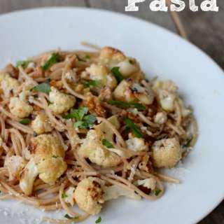 Roasted Cauliflower Pasta