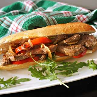 Steak and Onion Sandwich