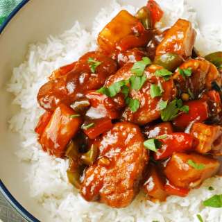 Vegetarian Sweet and Sour Quorn Crispy Nuggets