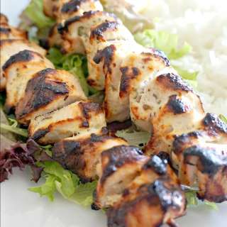 Yogurt-Marinated Chicken Kebabs