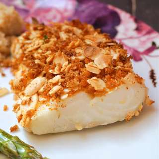 Almond-Crusted Cod