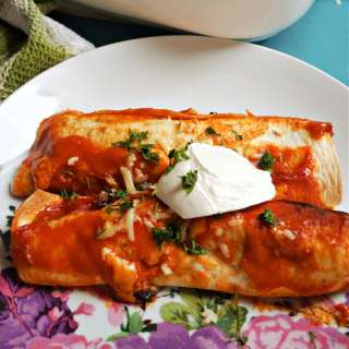 Chicken and Black Bean Enchiladas