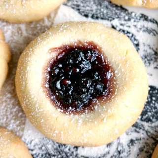 Shortbread Thumprint Cookies
