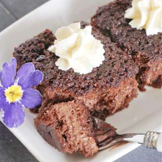 Chocolate Cake with Nutella Filling