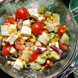 Corn Avocado Salad