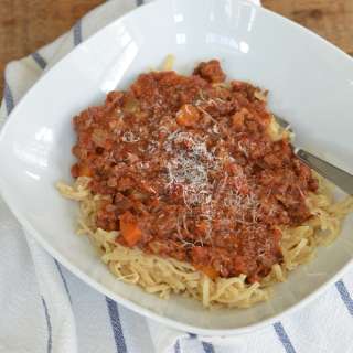 Bolognese Sauce (Pressure Cooked)
