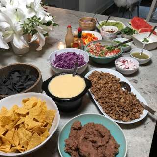 Homemade Cheese Sauce for a (Healthier) Nacho Bar