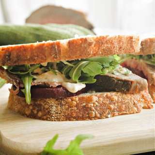 Leftover Roast Beef Sandwich